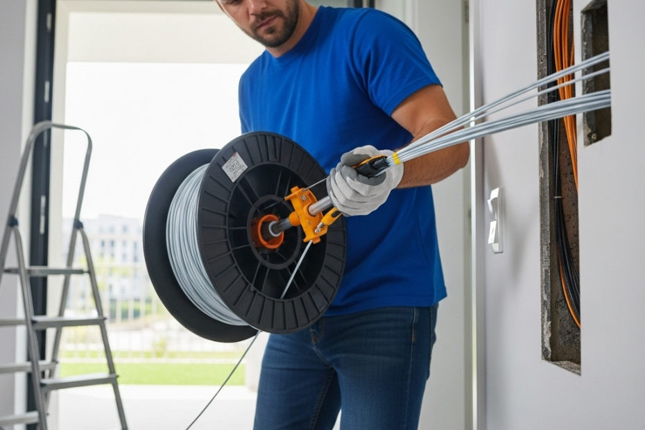 Daireye Fiber Kablo Çekmek